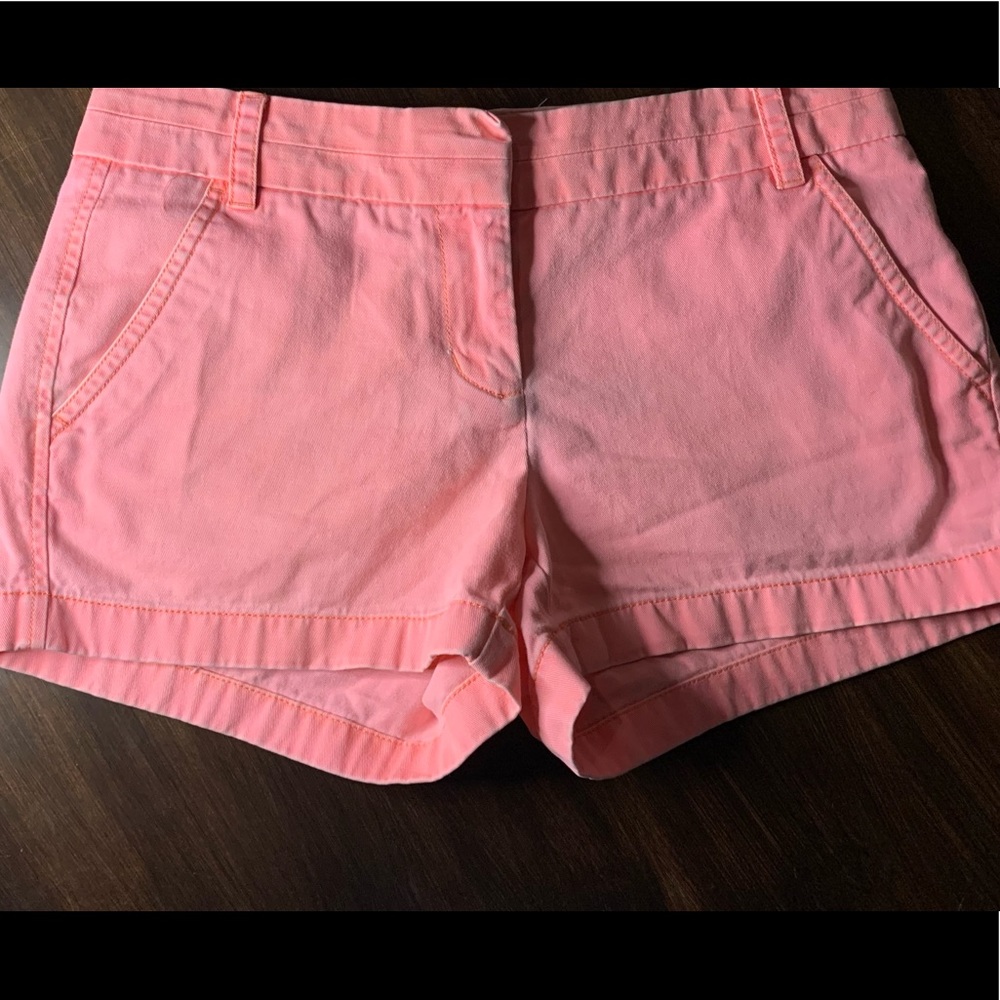 Women’s J.Crew Chino Pink Shorts.size 2